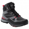 Jack Wolfskin Hiking Shoes Force Trekker Texapore MID black/red Men